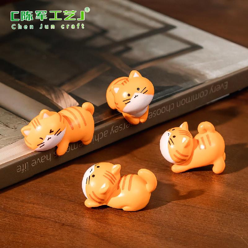 Tiểu cảnh mèo nhỏ, trang trí xe hơi, phụ kiện DIY dễ thương (ZC-96)