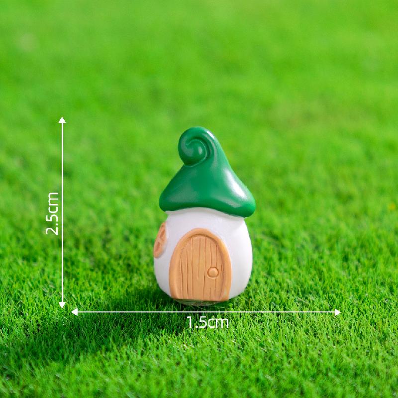 Tiểu cảnh thỏ, gấu lao động, nhà nhỏ DIY, phụ kiện resin tiểu cảnh mini (ZC-552)