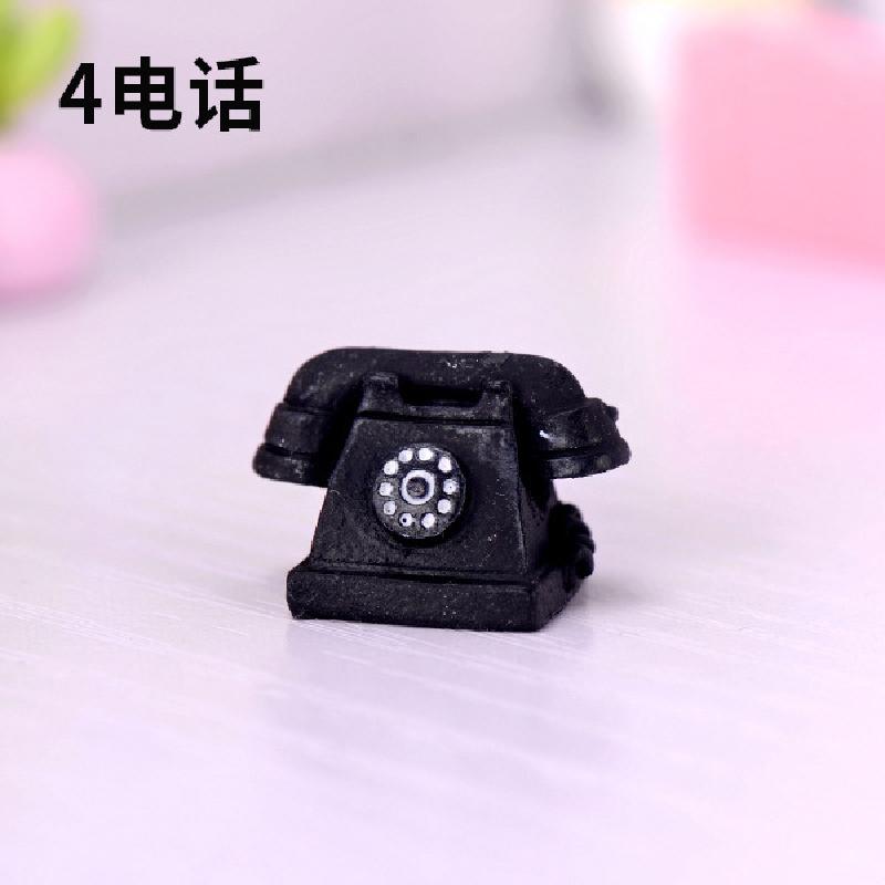 Tiểu cảnh đồ điện cổ, trang trí TV, radio, quạt mini (ZC-205)