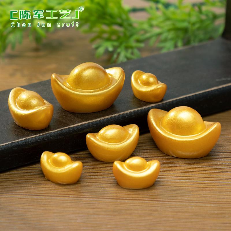 Bộ thỏi vàng lớn nhỏ – Phụ kiện tài lộc, nhiều kích thước (M-94)