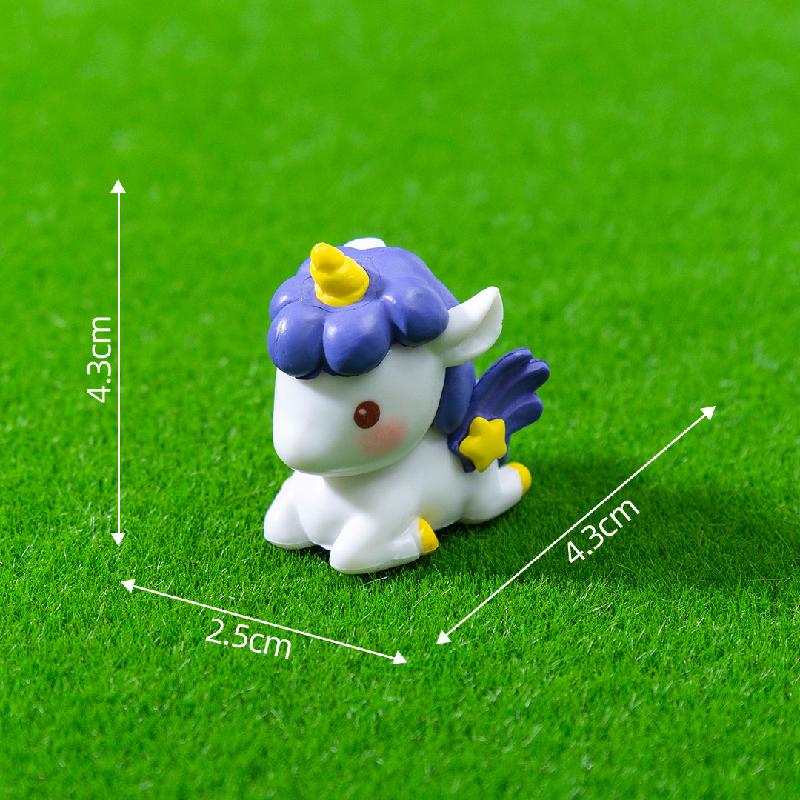 Tiểu cảnh ngôi sao và kỳ lân, trang trí quả cầu DIY mini (ZC-293)