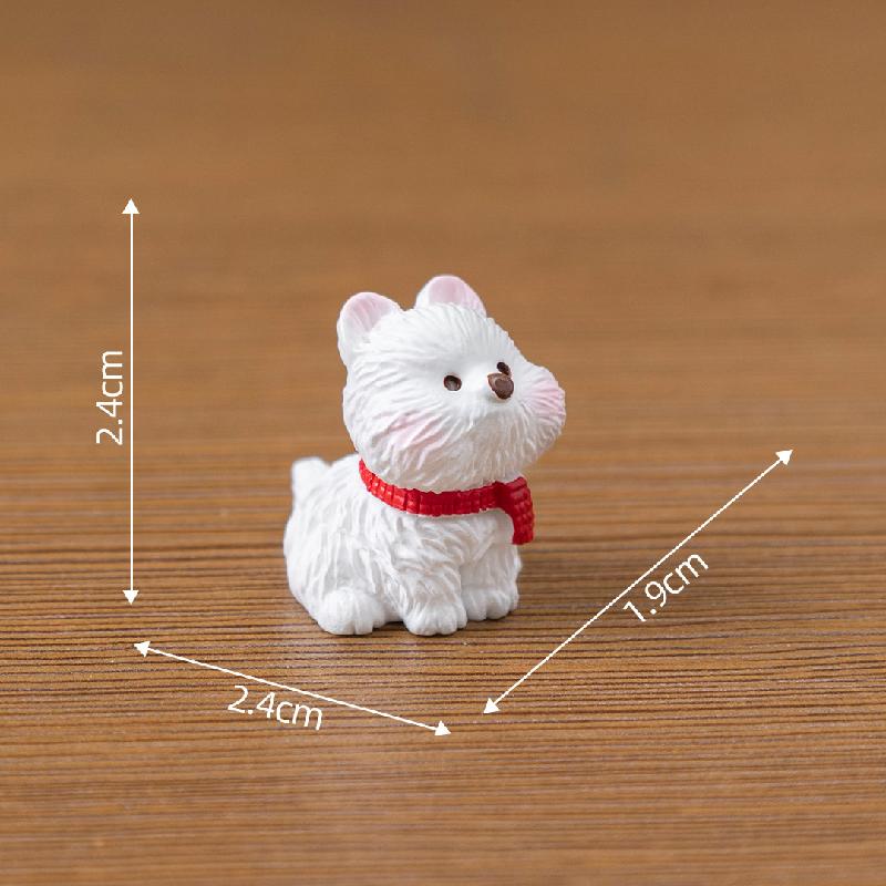 Chó Westie Chạy Bộ Mini Trang Trí (PK-162)