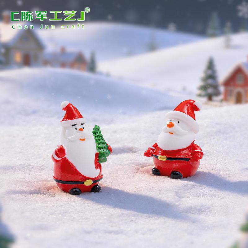 Tiểu cảnh ông già Noel và người tuyết, quà tặng học sinh mini (ZC-503)