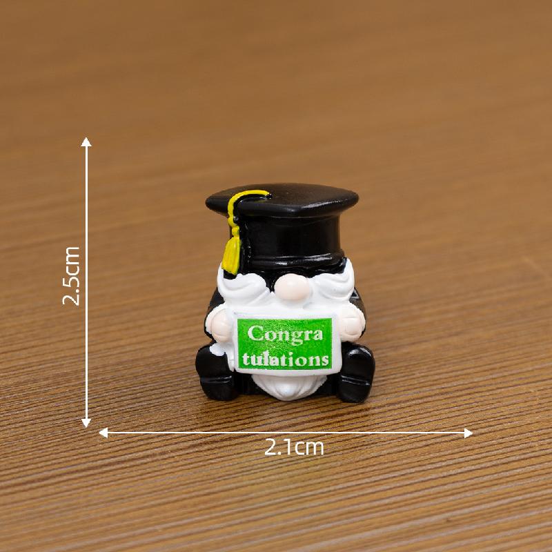 Chú lùn lễ tốt nghiệp mini bằng nhựa resin (PK-719)