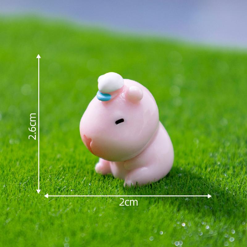 微景观创意可爱卡皮巴拉园艺造景 DIY装饰品挂配件迷你桌面小摆件