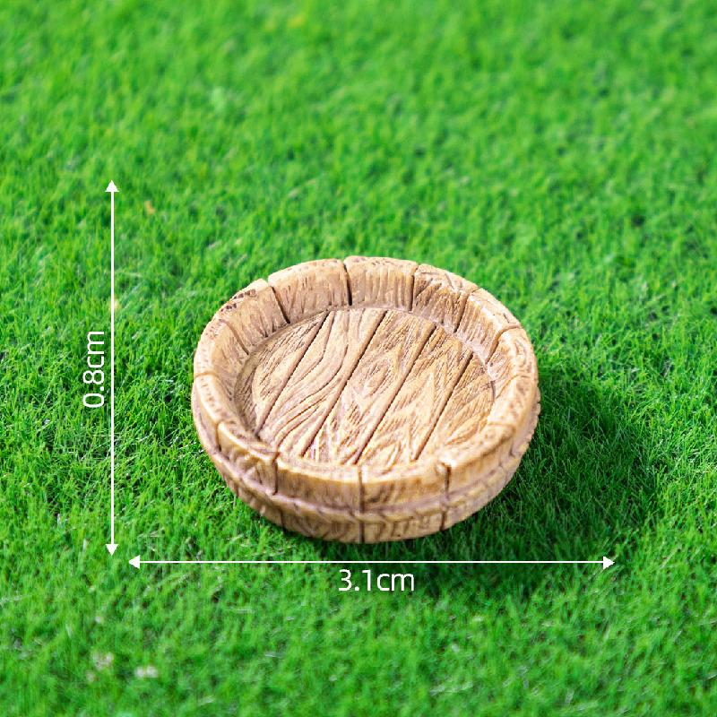 微景观创意古风竹椅推车小物件庭院造景 DIY装饰品配件迷你小摆件