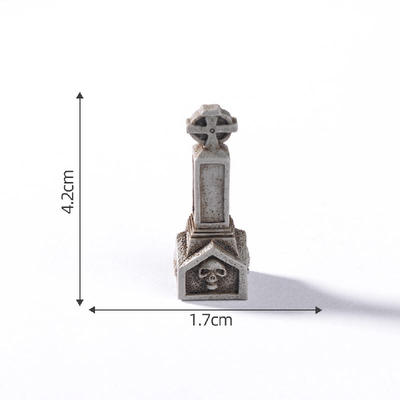 Tiểu cảnh hề xương Halloween, DIY, phụ kiện resin tiểu cảnh mini đáng yêu (ZC-572)