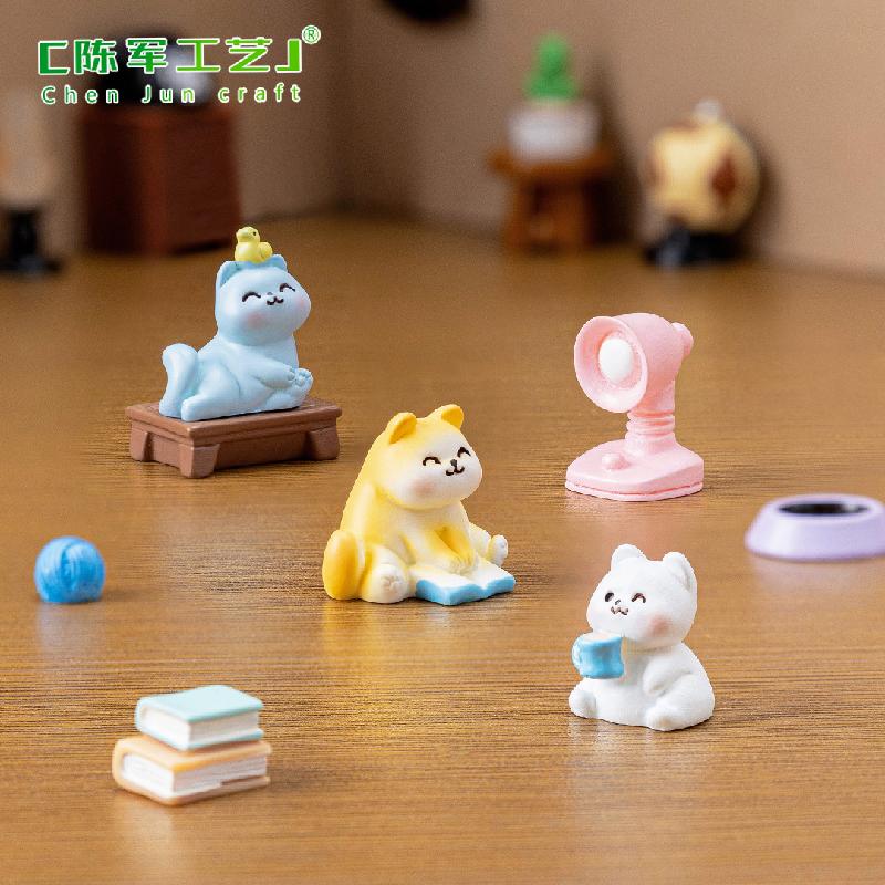 Tiểu cảnh mèo hàng ngày, trang trí cây cảnh đáng yêu (ZC-86)