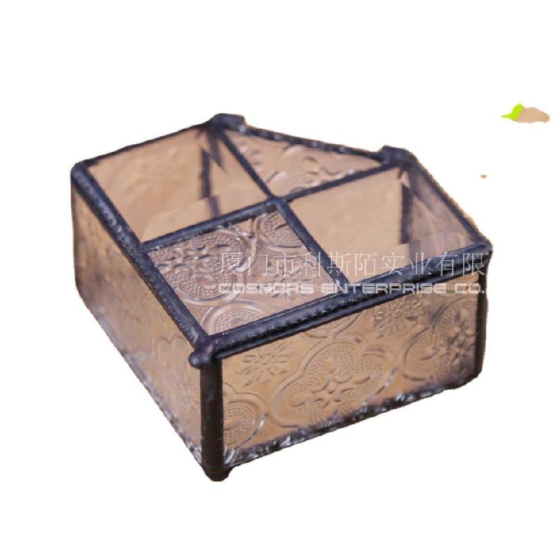 DG-231 Hộp kim cương cắt bốn phía, cây thực vật đông cơ, thảo mộc nhỏ, cảnh quan không đều, kính lớn, hoa vĩnh cửu nhỏ, hộp phân phối