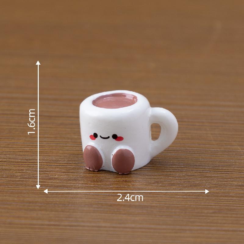 微景观创意治愈小动物牛角包太阳萌粒 DIY装饰品挂配件迷你小摆件