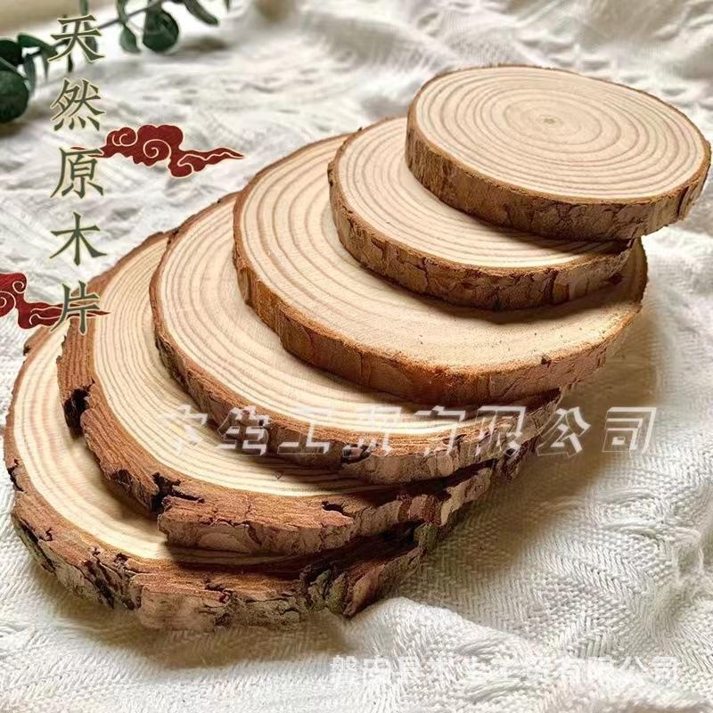 Mảnh gỗ tròn DIY: gỗ nguyên khối, mộc, phẳng, hoàn hảo cho trang trí, nền và vẽ tay, nhập khẩu số lượng lớn.