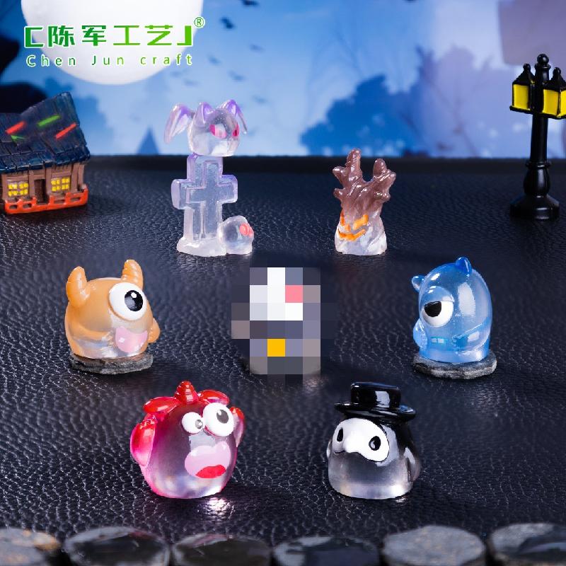 Tiểu cảnh Halloween, bí ngô quái vật, trang trí nhà búp bê (ZC-52)