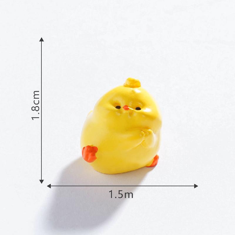 苔藓微景观创意小鸡仔萌粒园艺造景 DIY装饰品配件迷你桌面小摆件