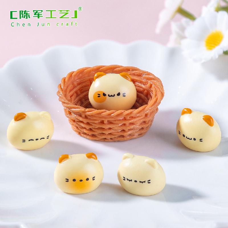 微景观创意可爱猫猫曲奇萌粒娃娃屋 DIY装饰品配件迷你桌面小摆件