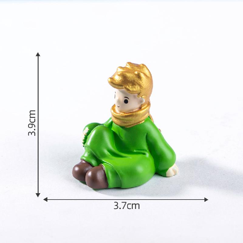 微景观创意狐狸与小王子公仔萌粒 DIY装饰品挂配件迷你桌面小摆件