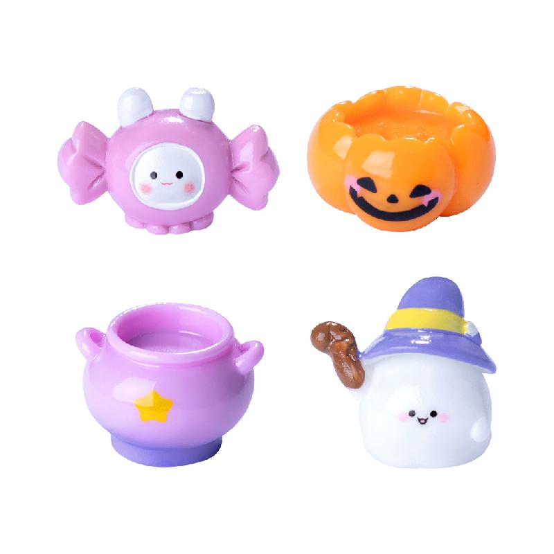 Ma quái Halloween nhỏ - phụ kiện trang trí DIY, mô hình ma dễ thương cho xe ô tô và đồ trang trí mini xuất khẩu (ZC-1400)