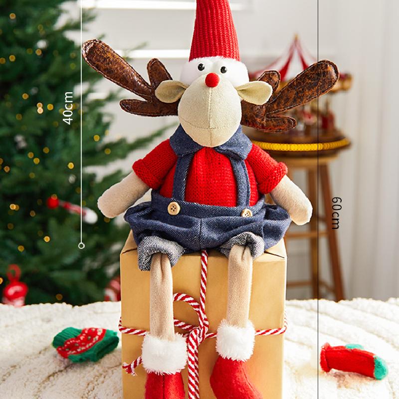 Trang trí Noel: Đồ chơi nai, trưng bày cửa sổ dịp lễ