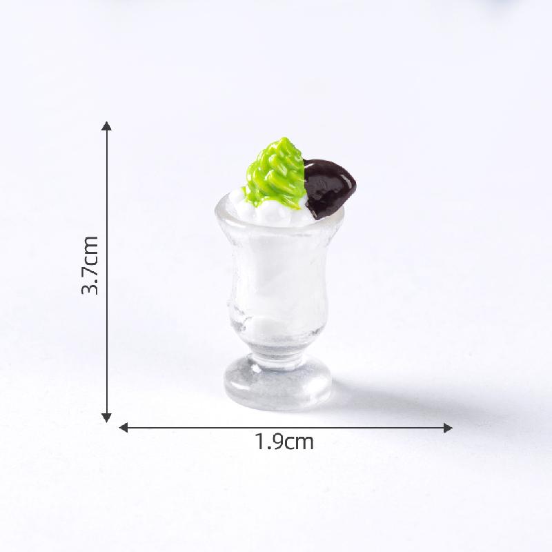 微景观创意仿真饮料冰沙食玩 DIY装饰品盲袋挂配件迷你微缩小摆件