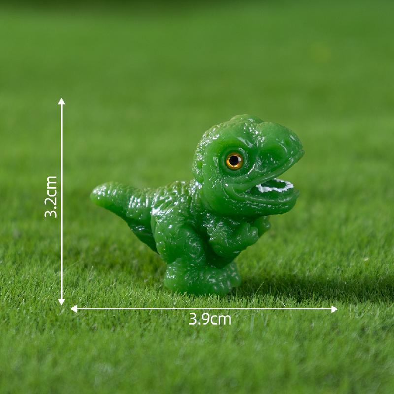 跨境新品微景观创意写实恐龙树桩园艺造景 DIY装饰配件迷你小摆件