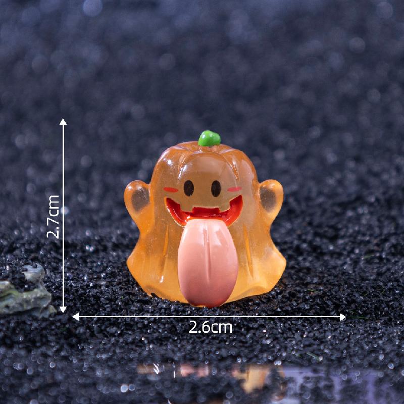 跨境外贸微景观创意夜光大舌头幽灵万圣造景 DIY装饰品配件小摆件