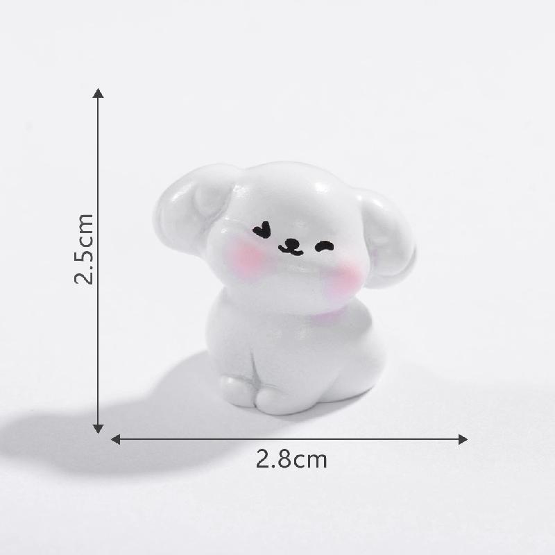 微景观创意可爱小狗萌粒公仔 DIY盲袋装饰品挂配件迷你桌面小摆件