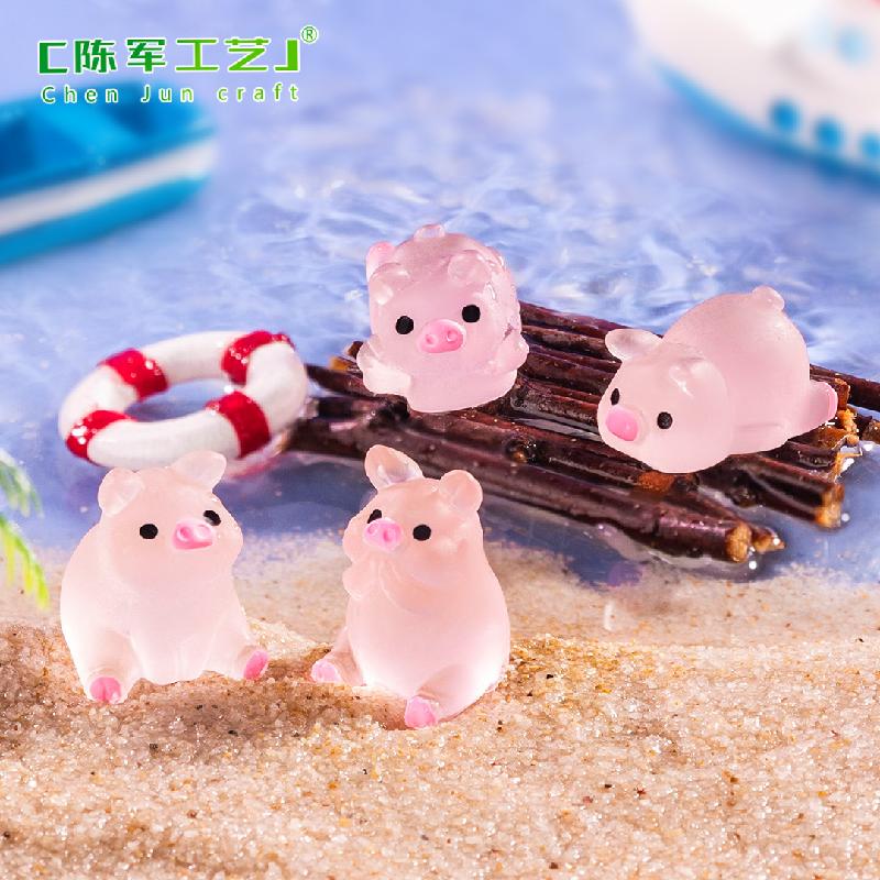 Heo phát sáng – Mô hình heo mini đáng yêu, trang trí bàn (M-582)