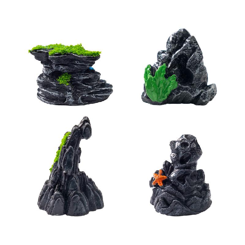 微景观创意海底礁石海洋鱼缸造景 DIY装饰配件微生态瓶迷你小摆件