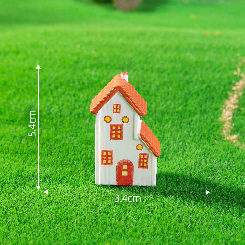 微景观创意欧式复古乡村小房子园艺造景 DIY装饰品配件迷你小摆件