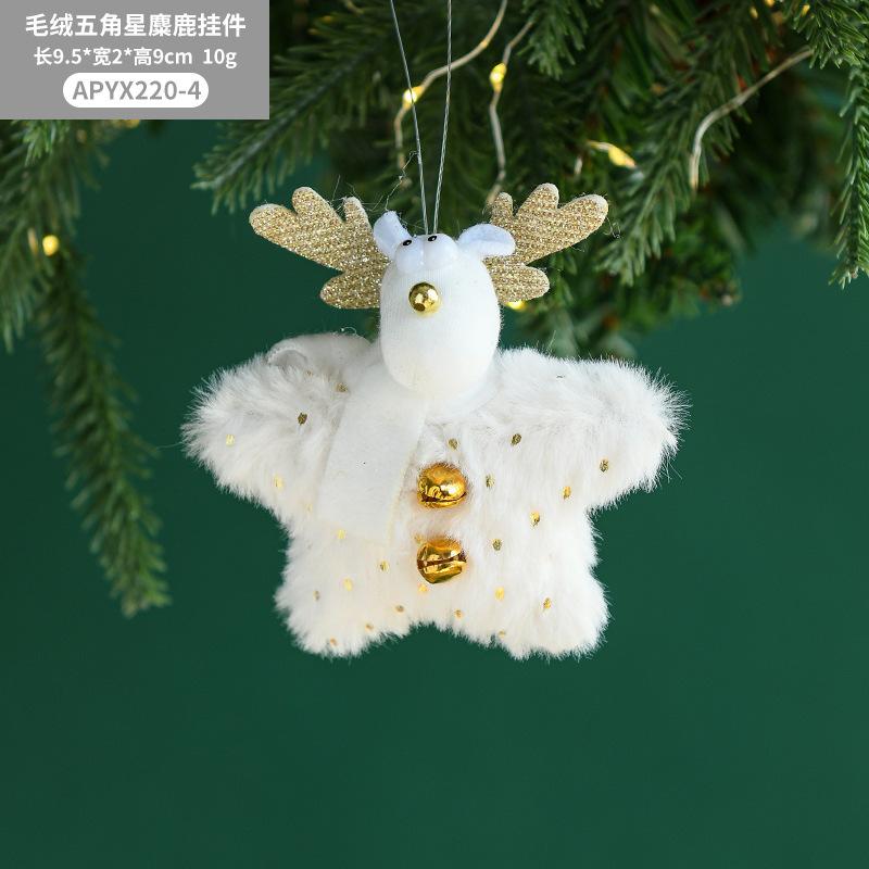 Trang trí Noel: Búp bê mềm trang trí cây thông, quà tặng