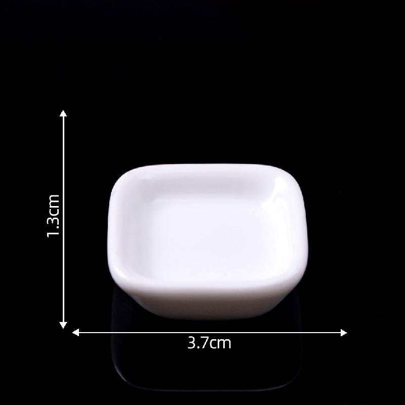 微景观创意陶瓷盘子食玩微缩模型娃娃屋 DIY装饰品配件迷你小摆件