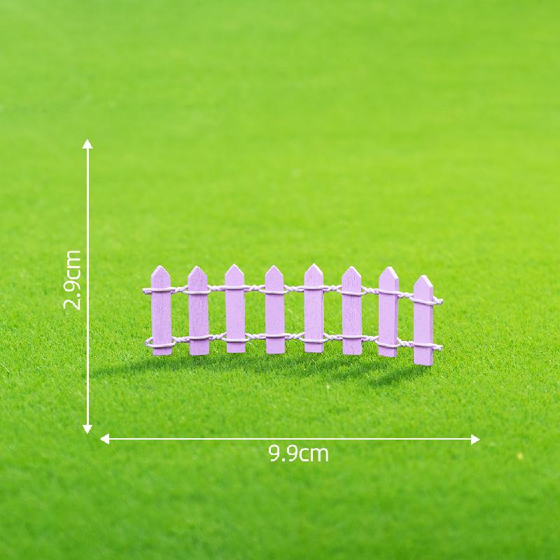 Hàng rào gỗ trắng mini, phụ kiện trang trí DIY tiểu cảnh (ZC-19)