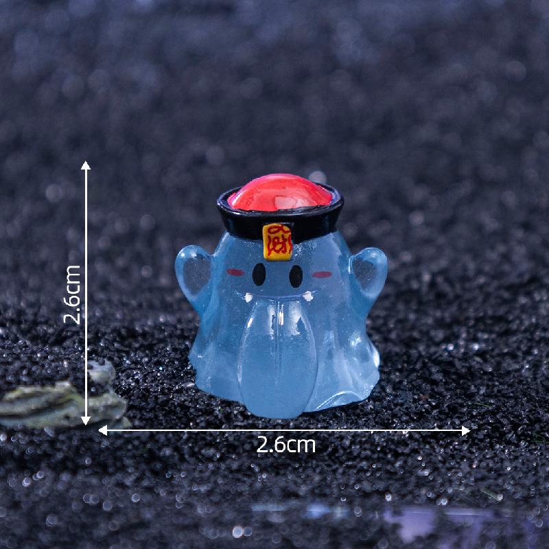 跨境外贸微景观创意夜光大舌头幽灵万圣造景 DIY装饰品配件小摆件