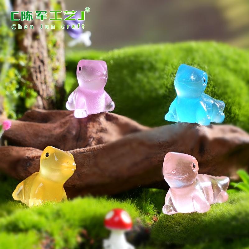 跨境外贸微景观创意夜光小蜥蜴园艺造景 DIY装饰品配件迷你小摆件