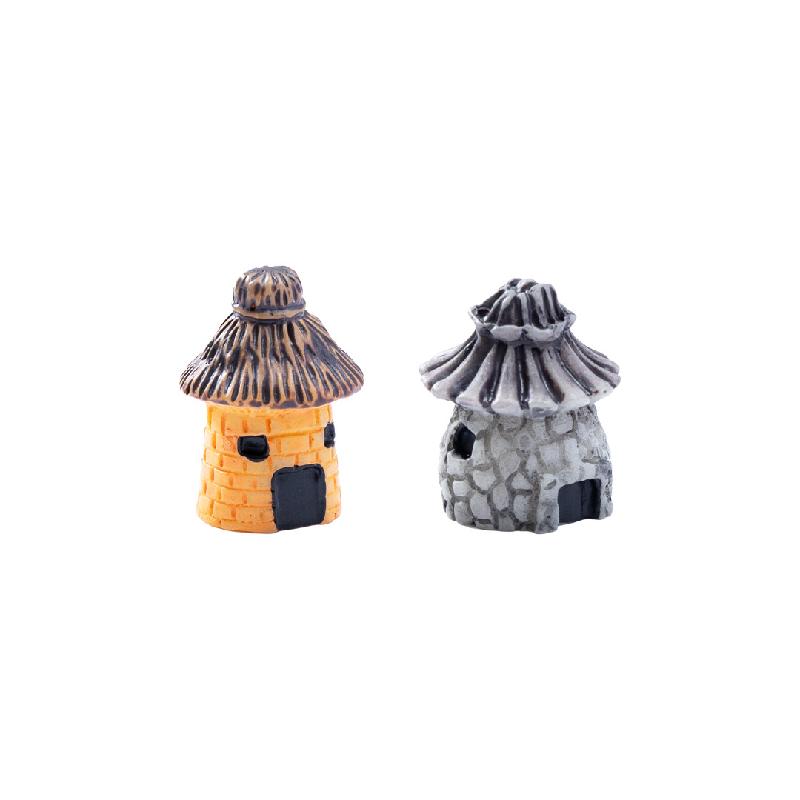 Tiểu cảnh nhà tranh tròn, phụ kiện trang trí cây cảnh DIY (ZC-530)