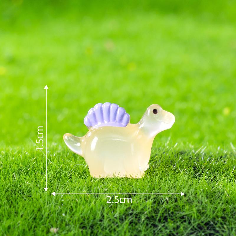 Tiểu cảnh khủng long phát sáng mini trang trí chậu rêu (ZC-874)