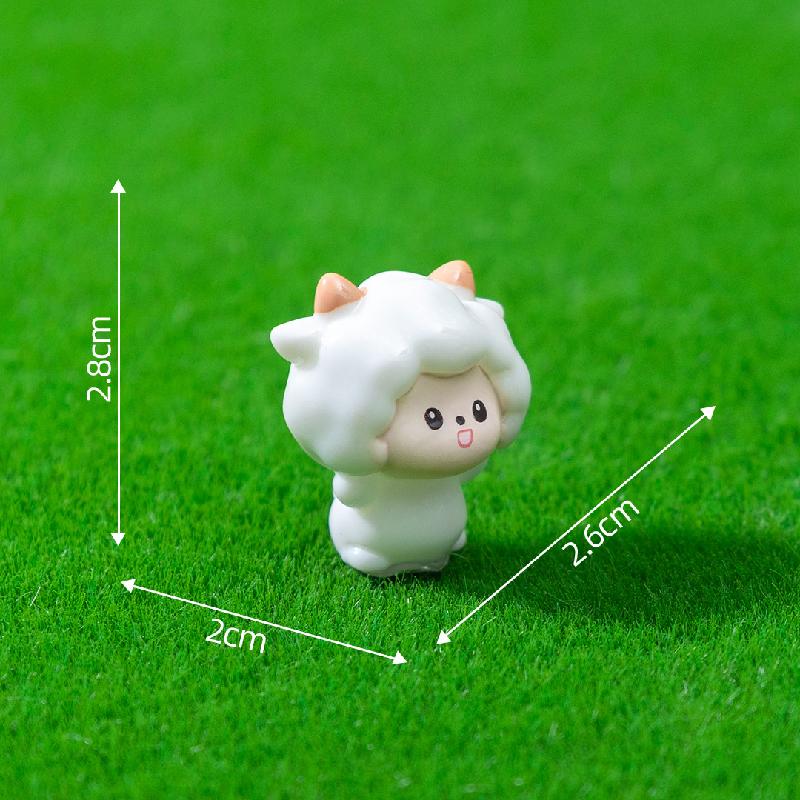 Cừu đáng yêu mini trang trí sân vườn tiểu cảnh (PK-706)