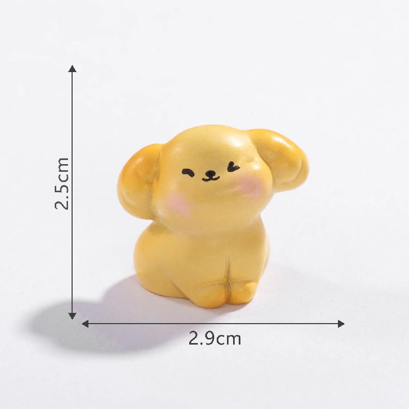 微景观创意可爱小狗萌粒公仔 DIY盲袋装饰品挂配件迷你桌面小摆件