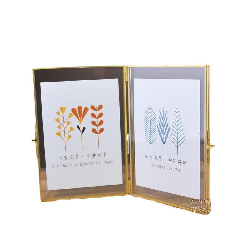 DG-136 Khe để tranh độc đáo, kiểu phong cách Á Đông, 6 inch, đôi mở, 4 mặt