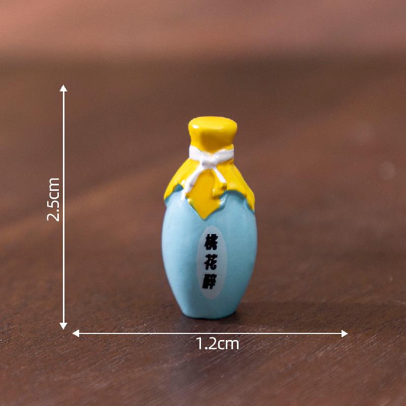 微景观创意桂花酒桃花酿仿真食玩DIY装饰品配件迷你小摆件