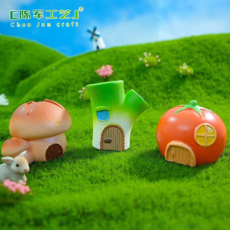 Tiểu cảnh nhà rau củ, nấm, trang trí cây cảnh mini DIY (ZC-231)