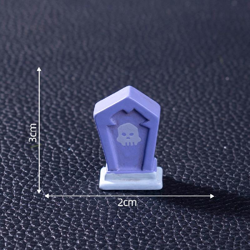 跨境外贸微景观创意万圣节骷髅节日造景 DIY装饰品配件迷你小摆件