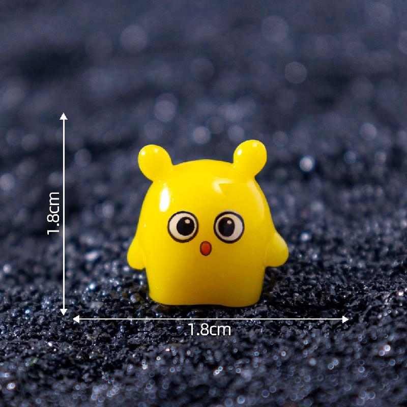 跨境新品微景观万圣节元气小怪兽公仔萌粒 DIY装饰品挂配件小摆件