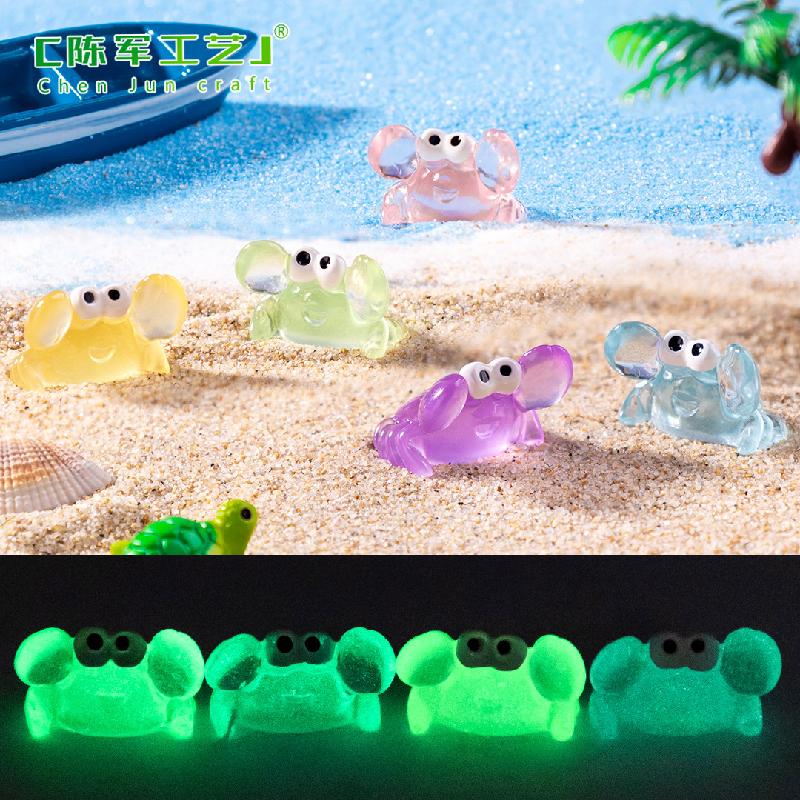 Cua phát sáng – Mô hình cua mini, trang trí bể cá, bàn (M-581)