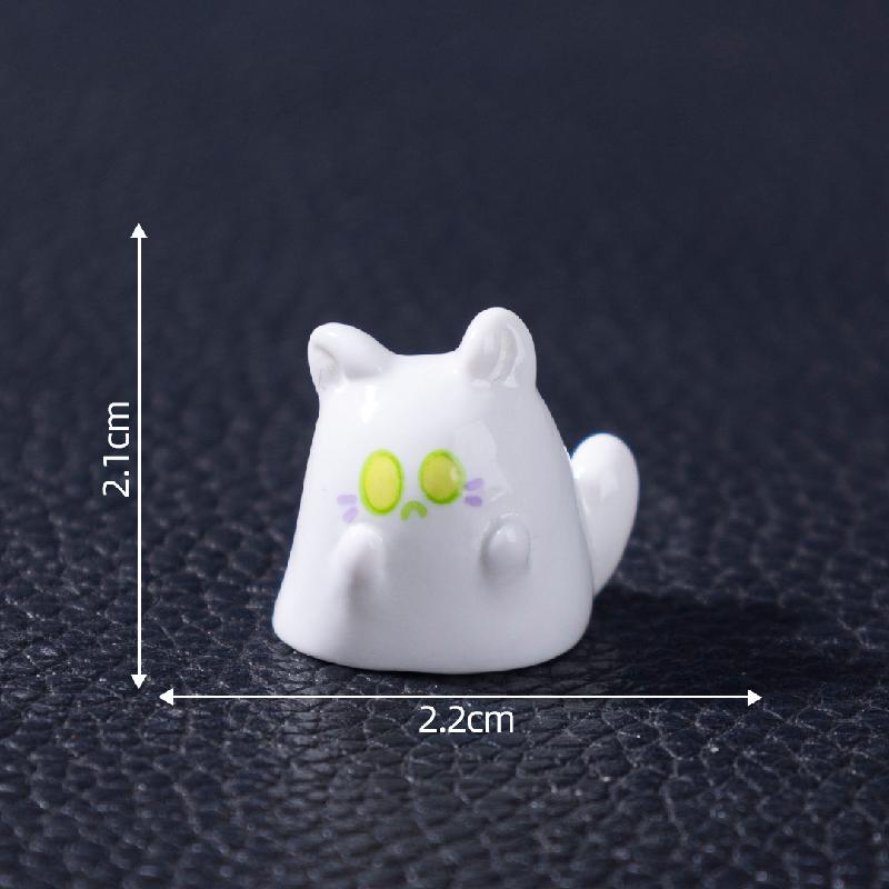 跨境外贸微景观创意万圣节幽灵南瓜萌粒 DIY装饰品配件迷你小摆件