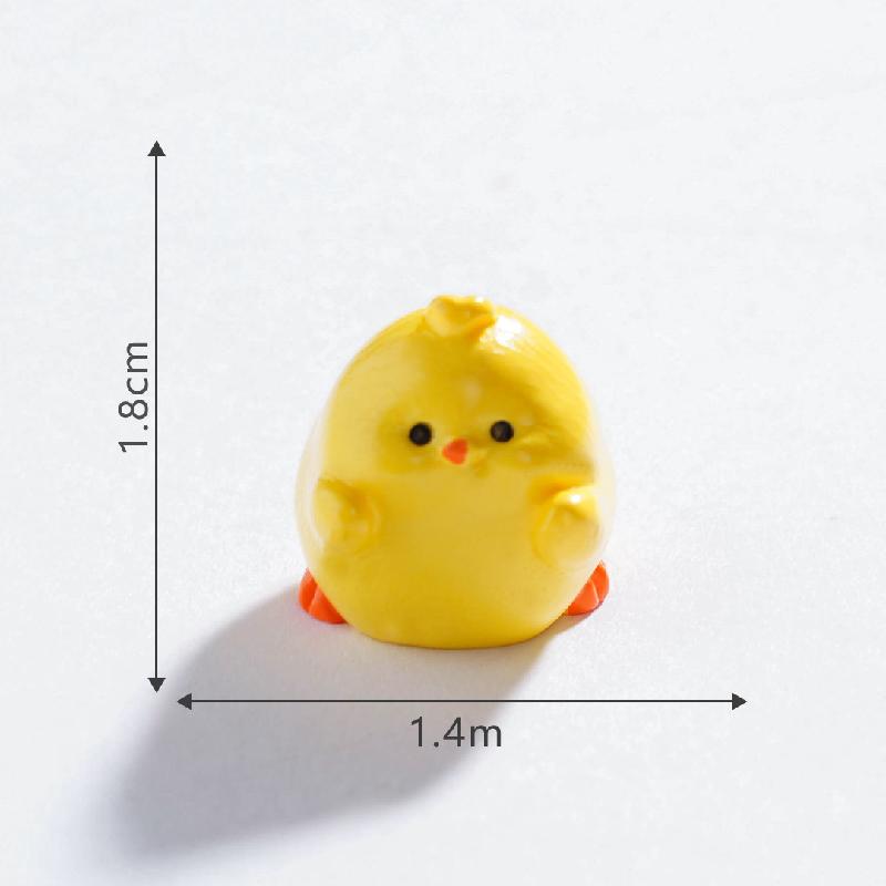 苔藓微景观创意小鸡仔萌粒园艺造景 DIY装饰品配件迷你桌面小摆件