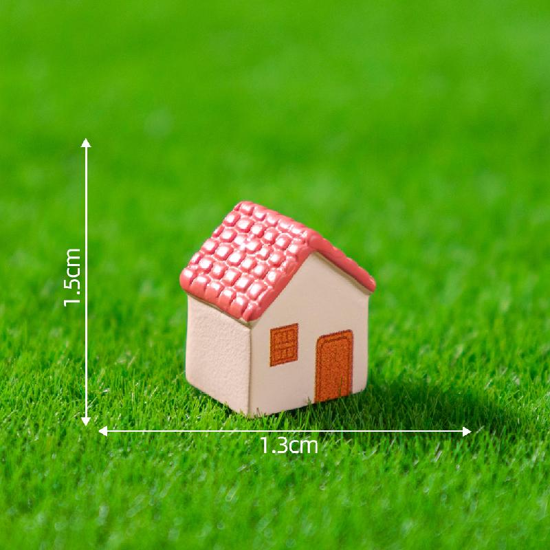 跨境微景观创意房子小树棋子园艺造景 DIY装饰品挂配件迷你小摆件