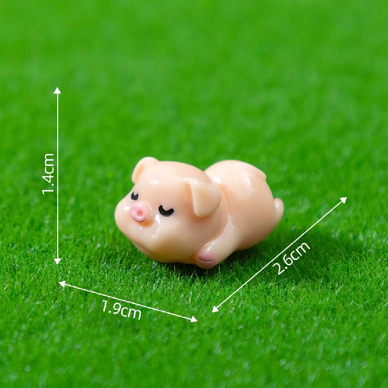 12 mẫu động vật dễ thương resin trang trí tiểu cảnh (ZC-716)