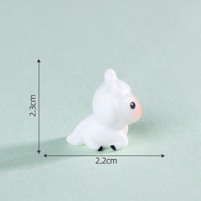 苔藓微景观创意可爱青蛙鳄鱼犀牛小动物公仔 DIY装饰品配件小摆件