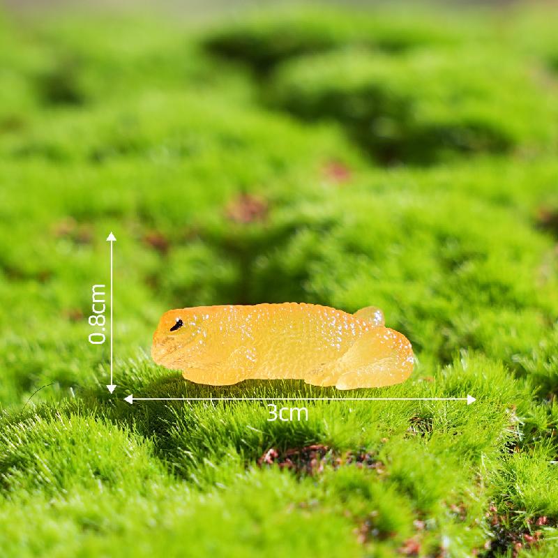 跨境外贸苔藓微景观夜光写实蜥蜴园艺造景 DIY装饰配件迷你小摆件