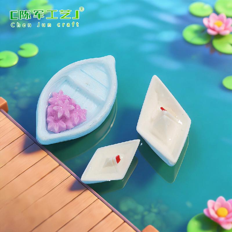 Thuyền Hoa Nổi Mini Trang Trí (PK-207)